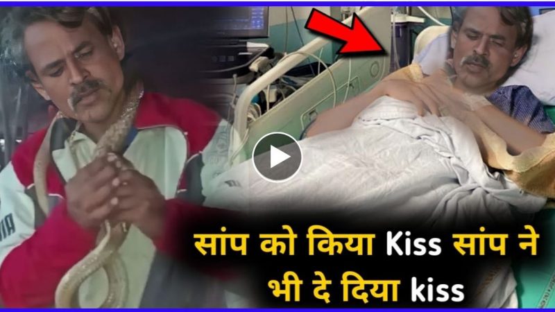 शख्स ने मजाक में सांप को कर दिया किश फिर सांप ने भी लिया किश….. आगे देखिये हुआ कुछ ऐसा